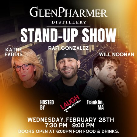 Laugh Boston Stand-Up Comedy Show at GlenPharmer Distillery!